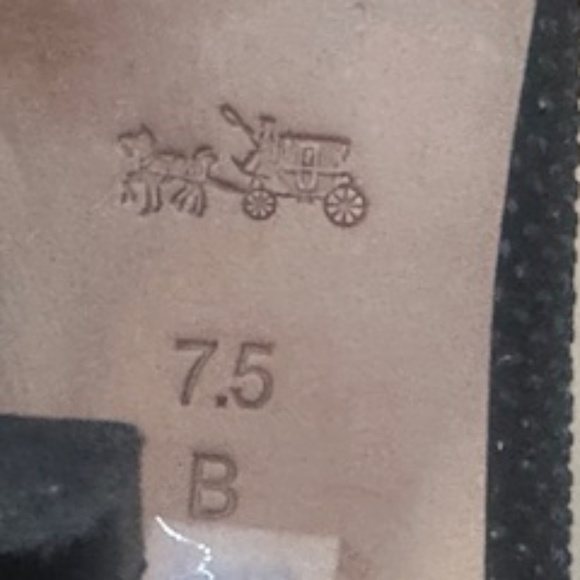 Coach Tibby Suede With Stones Heels - Picture 14 of 15